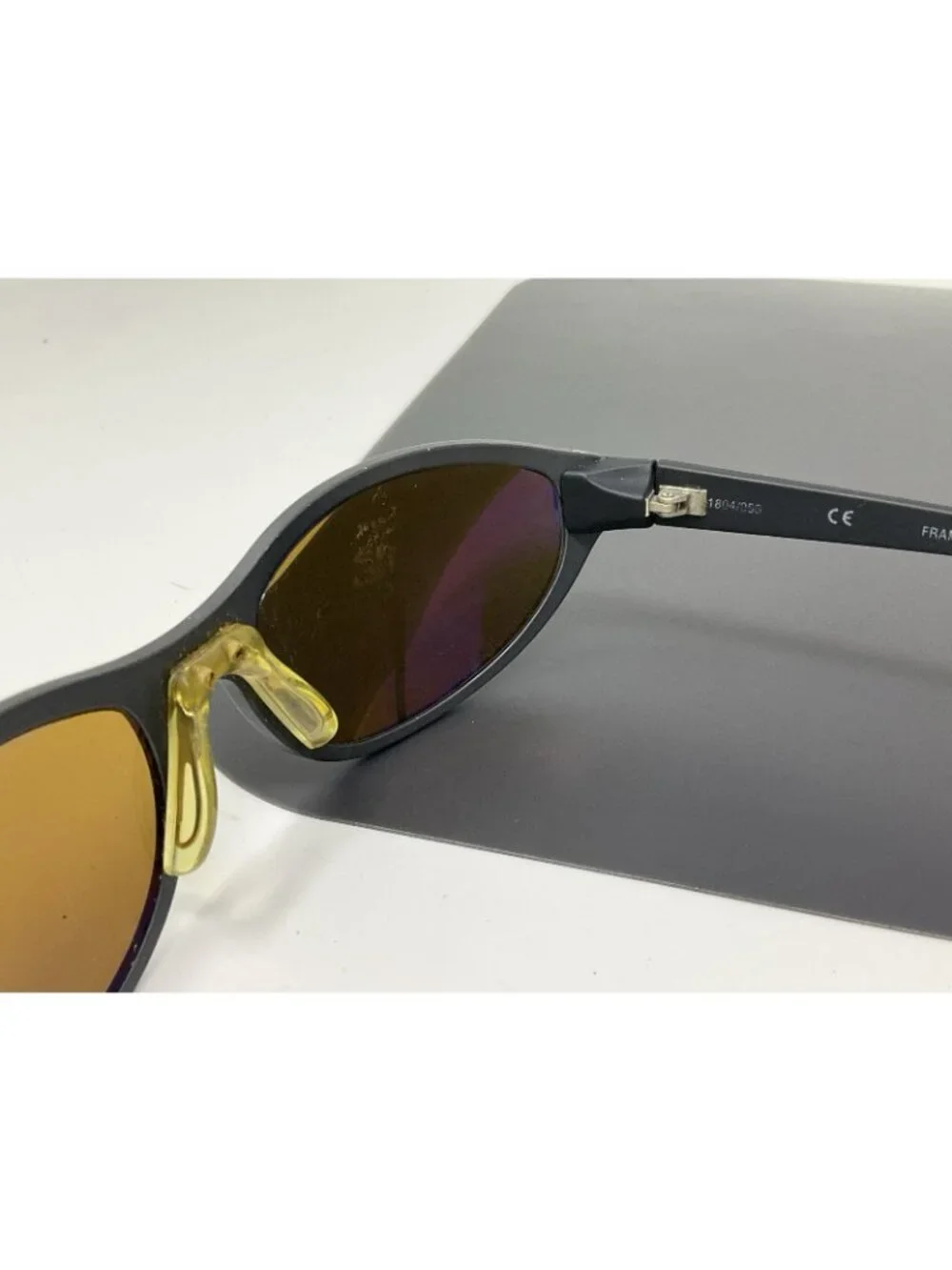 Revo 1804 055 Sunglasses FRAME ONLY  Brushed Gray Scratched Lenses